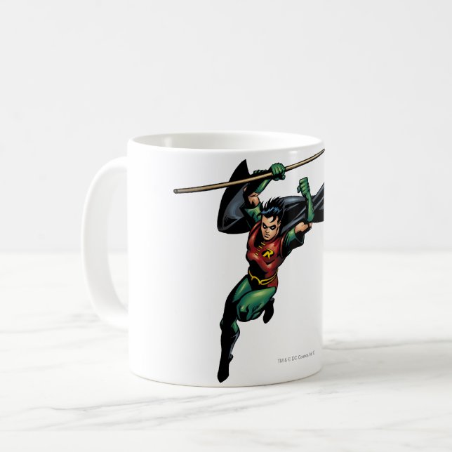 Taza De Café Robin con el personal - Saltos (Anverso izquierdo)