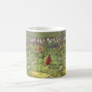 Taza De Café Robin Hood en el bosque 