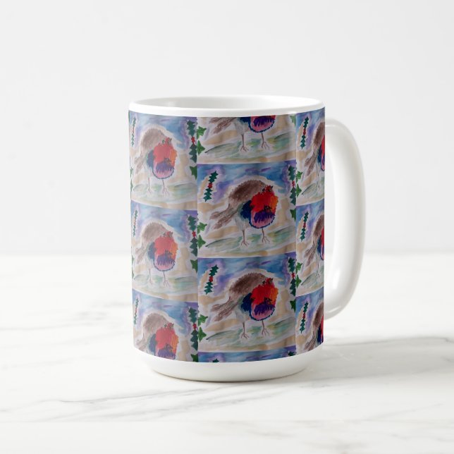 Taza De Café Robin navidades (Anverso derecho)