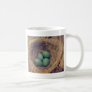 Taza De Café Robin Nest y Eggs
