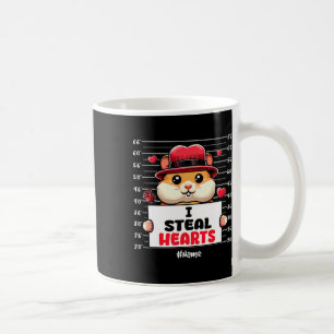Taza De Café Robo Corazones Lindos Dueño de Hámster Día de San