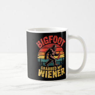 Taza De Café Robo De Pie Grande Mi Camisa Wiener Sasquatch Tomó