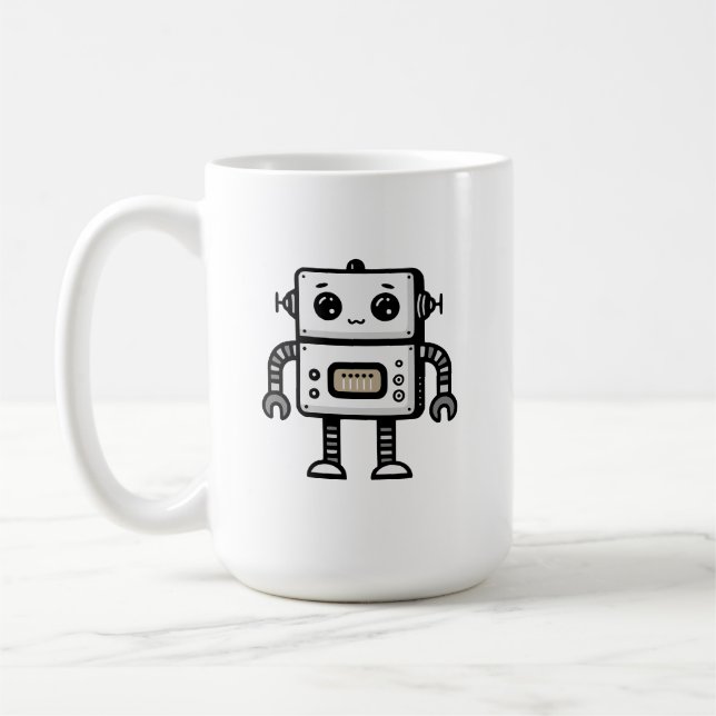 Taza De Café Robot (Izquierda)