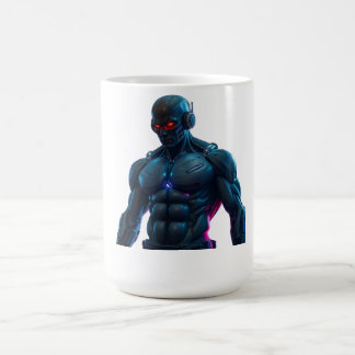 Taza De Café Robot Bodybuilder