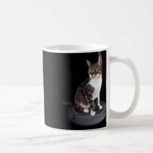Taza De Café Robot Cat Vacuum Cleaner Feline Animal Cute Cat