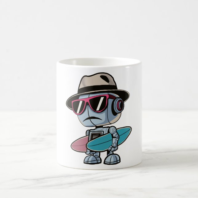 Taza De Café Robot de Surboard (Centro)