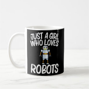 Taza De Café Robot Guay Para Chicas Niños Robotics Science Engi