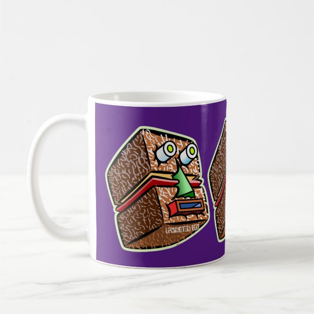 Taza De Café Robot Lamington (Izquierda)