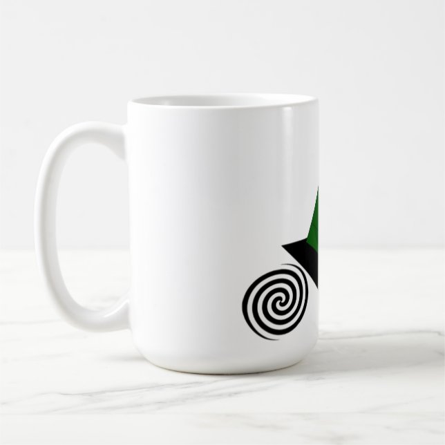 Taza De Café Robot, Montando, Bicicleta (Izquierda)