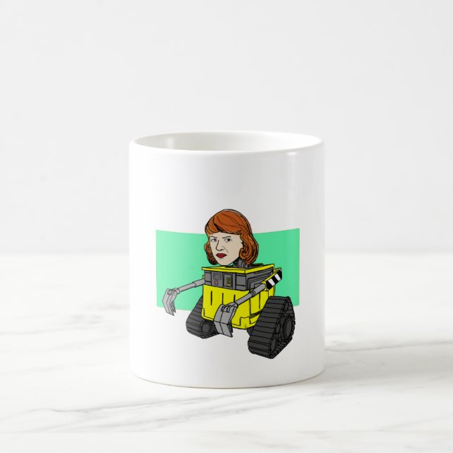 Taza De Café Robot Sylvia Plath (Centro)
