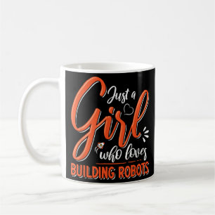Taza De Café Robotics Engineer Robot Lover Chica Rob