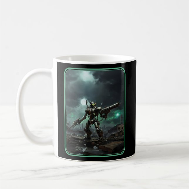 Taza De Café Robots del Apocalipsis #2 (Izquierda)