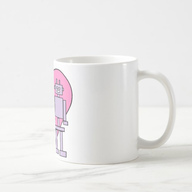 Taza De Café Robots del corazón (Derecha)