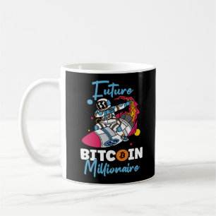 Taza De Café Roca Bitcoin Crypto Future Bitcoin Millionaire