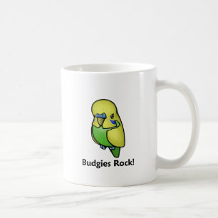 Taza De Café ¡Roca de Budgies!