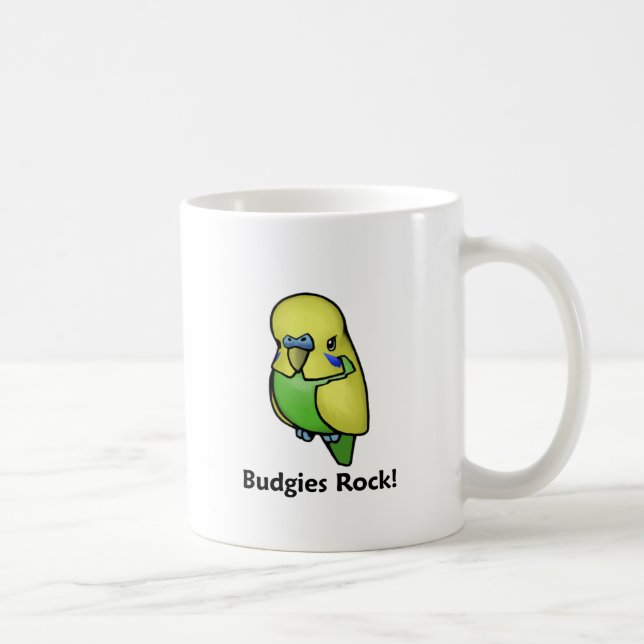 Taza De Café ¡Roca de Budgies! (Derecha)