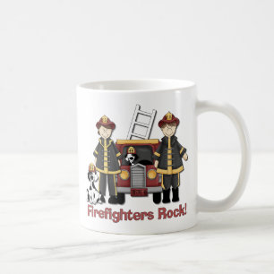 Taza De Café Roca de los bomberos