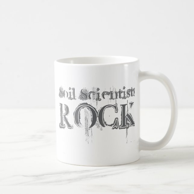 Taza De Café Roca de los científicos del suelo (Derecha)