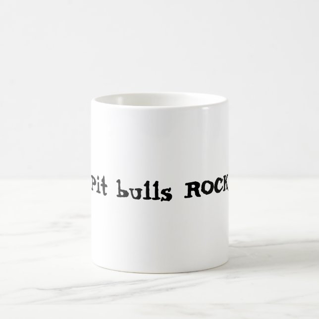 Taza De Café ¡ROCA de los pitbulls! (Centro)
