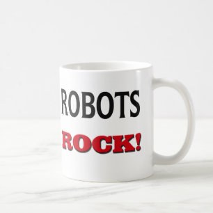Taza De Café Roca de los robots