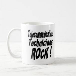 Taza De Café ¡Roca de los técnicos de las telecomunicaciones!