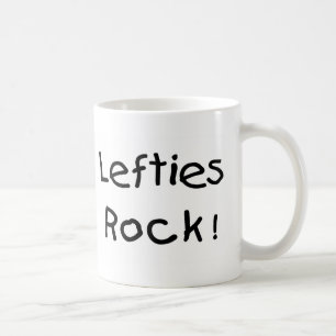 Taza De Café Roca de los zurdos