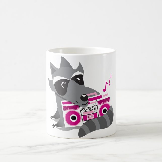 Taza De Café roca del racoon (Centro)