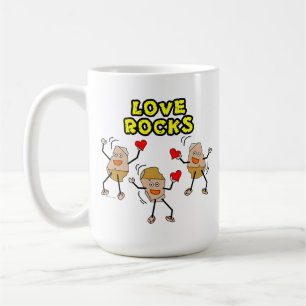 Taza De Café Rocas de amor