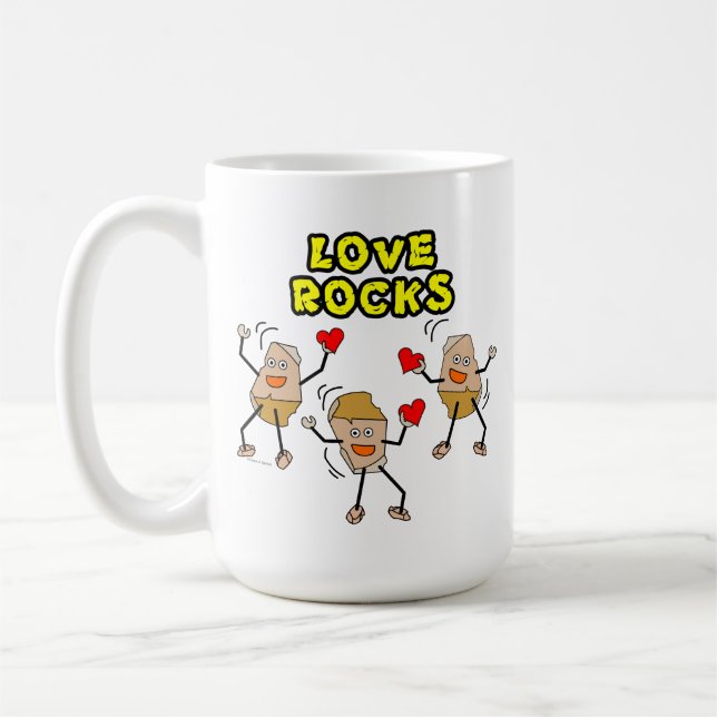 Taza De Café Rocas de amor (Izquierda)