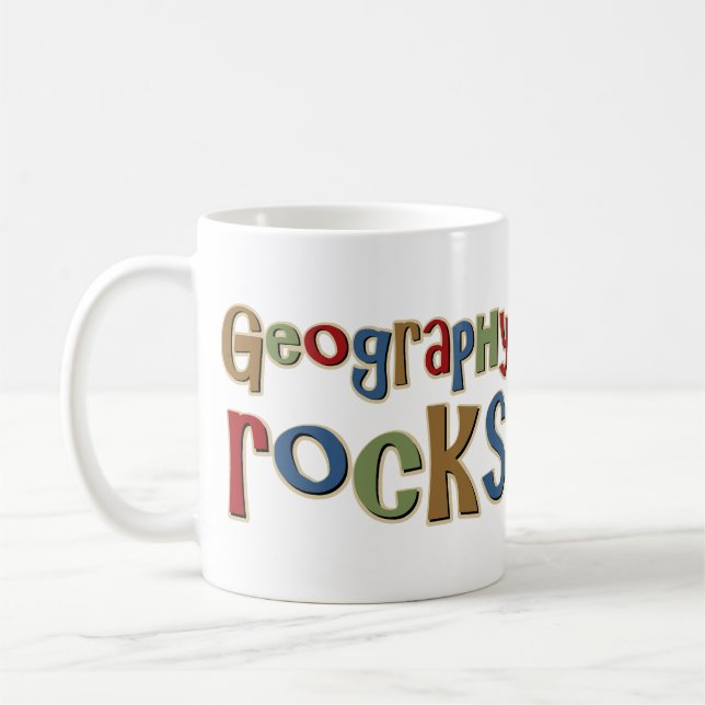 Taza De Café Rocas de la geografía (Izquierda)