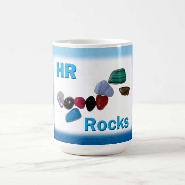 Taza De Café Rocas de la hora de los recursos humanos (Centro)