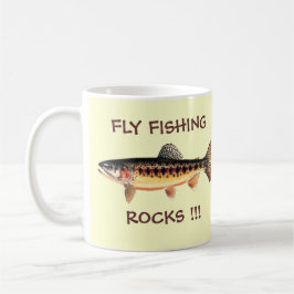 TAZA DE CAFÉ ROCAS DE LA PESCA CON MOSCA