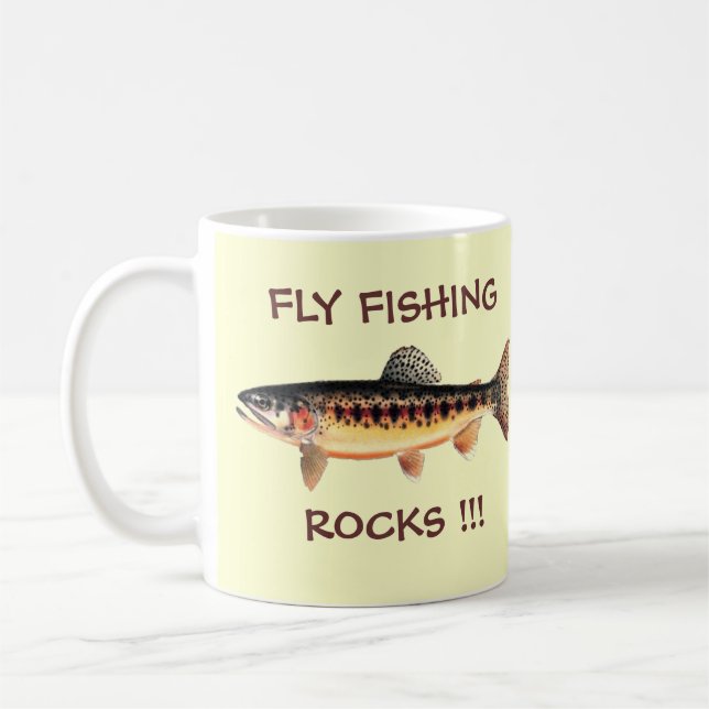 TAZA DE CAFÉ ROCAS DE LA PESCA CON MOSCA (Izquierda)