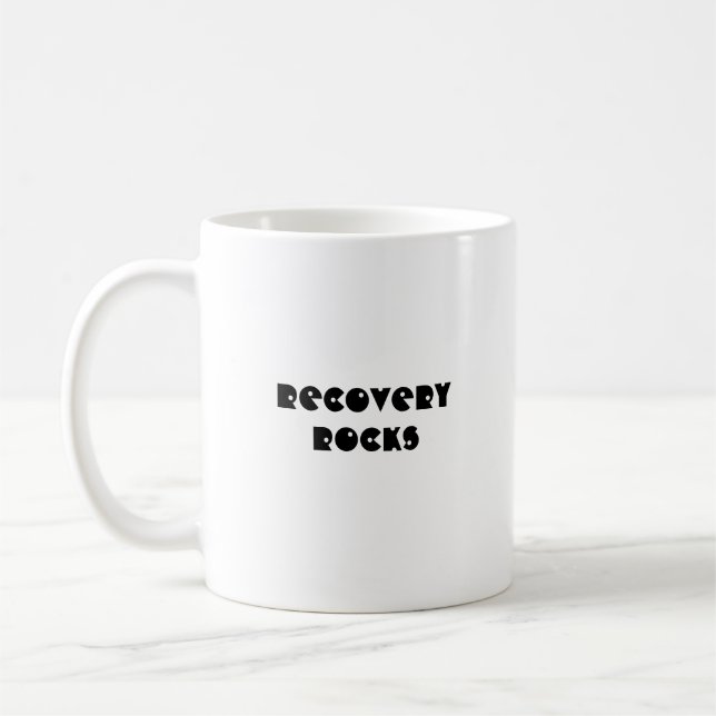 Taza De Café Rocas de la recuperación, rocas de la recuperación (Izquierda)