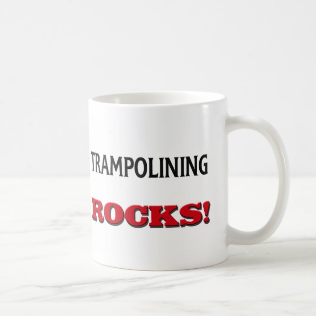 Taza De Café Rocas de Trampolining (Derecha)