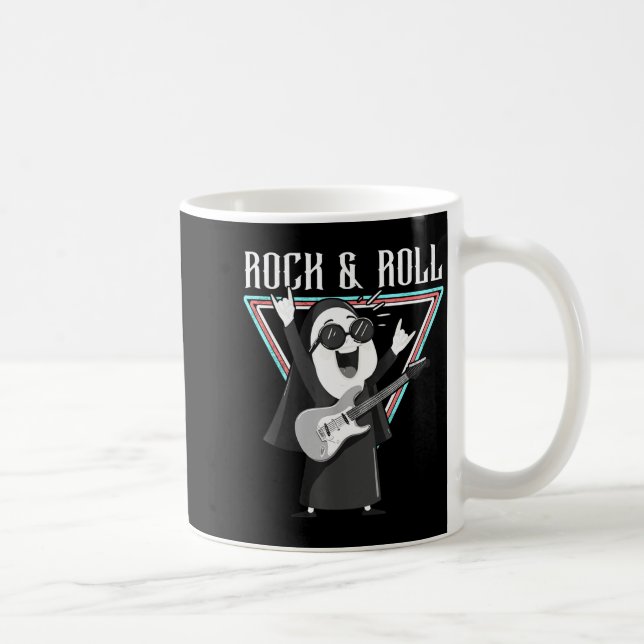 Taza De Café Rock &amp; Roll Fun Graphic Illustration  (Derecha)