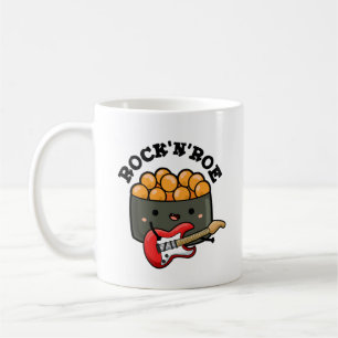 Taza De Café Rock And Roe Funny Sushi Pun