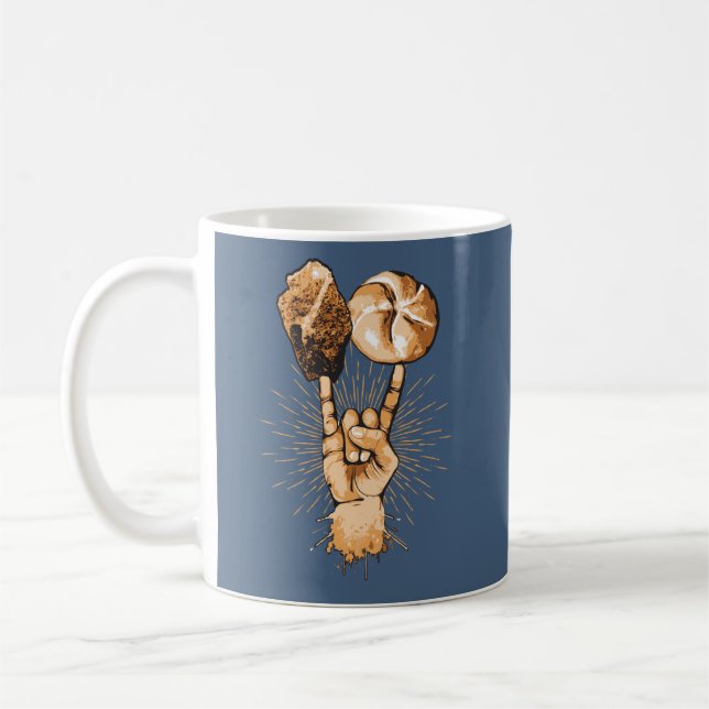 Taza De Café Rock and Roll Coffee Mug (Izquierda)