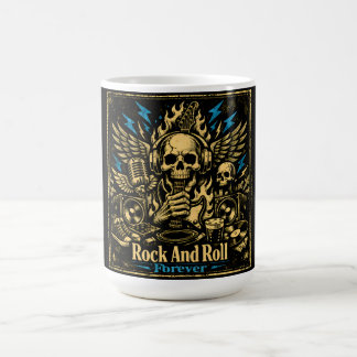 Taza De Café Rock And Roll Forever – Eternal Music Pride