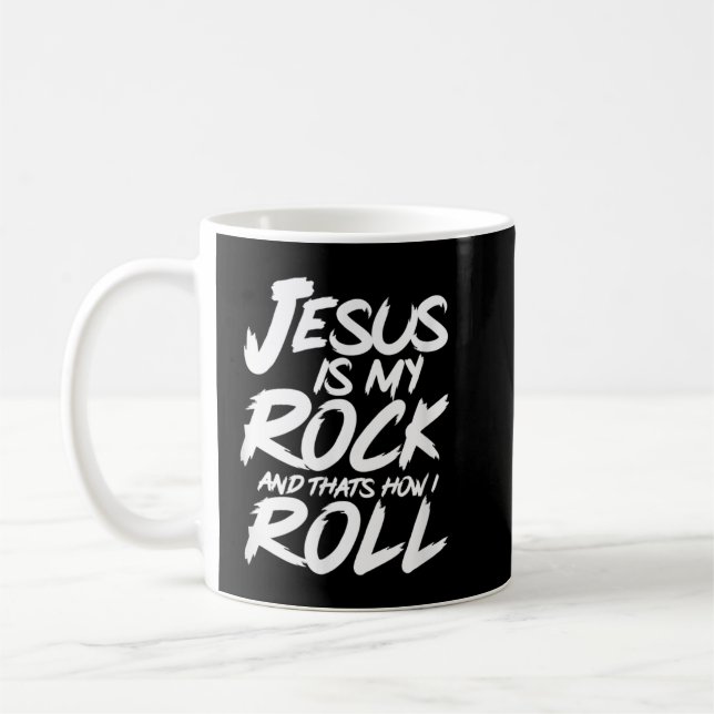 Taza De Café Rock And Roll Jesus Christian Band Rock Concert - (Izquierda)