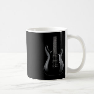 Taza De Café Rock Banda Y Guitarra Roll Para Hombres Banda Tee 