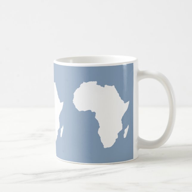 Taza De Café Rock Blue Audacious Africa (Derecha)