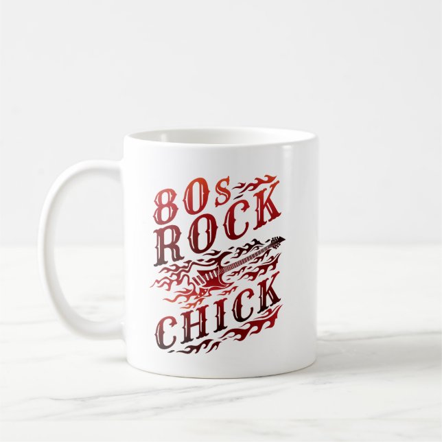 Taza De Café Rock Chick Ochenta Music (Izquierda)