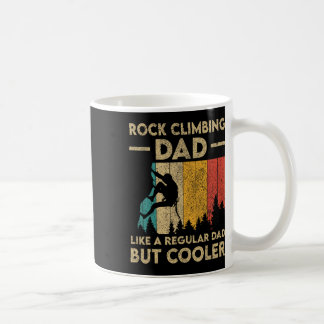 Taza De Café Rock Climbing Dad Vintage Funny Bouldering Design