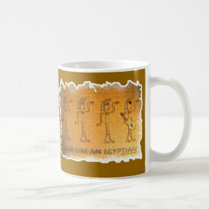 Taza De Café Rock como un egipcio