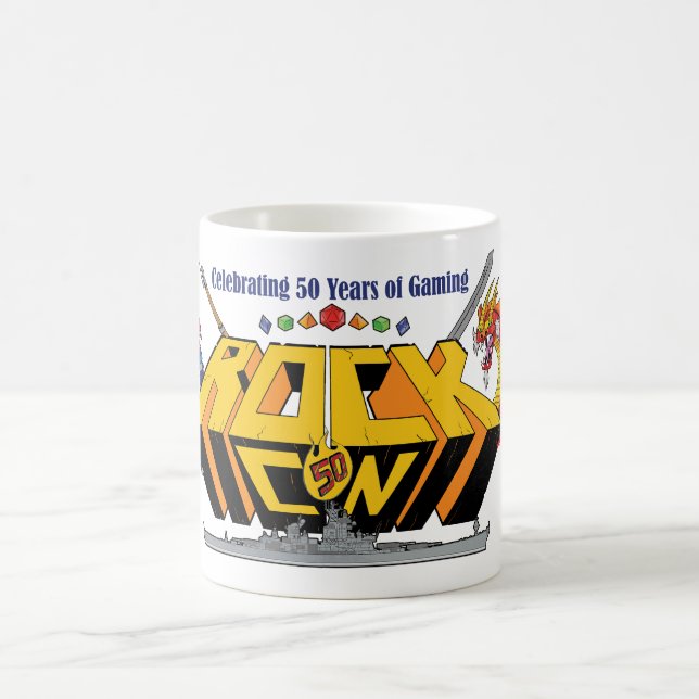 Taza De Café Rock-Con 50 Mug (Centro)
