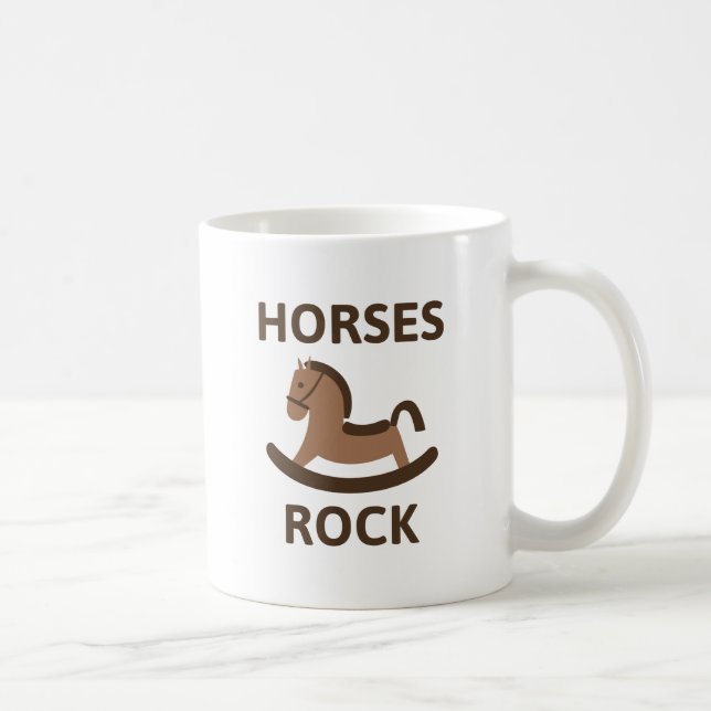 Taza De Café Rock de caballos (Derecha)