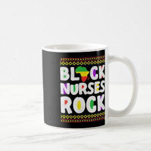 Taza De Café Rock de enfermera negra afroamericano 1 de junio