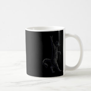 Taza De Café Rock De Gato Divertido En Rock And Roll - Tees De