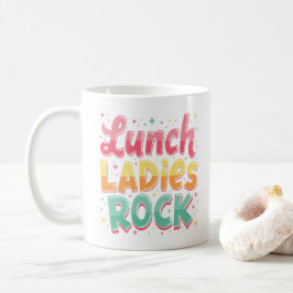 Taza De Café ¡Rock de las damas de almuerzo! Divertida dama del